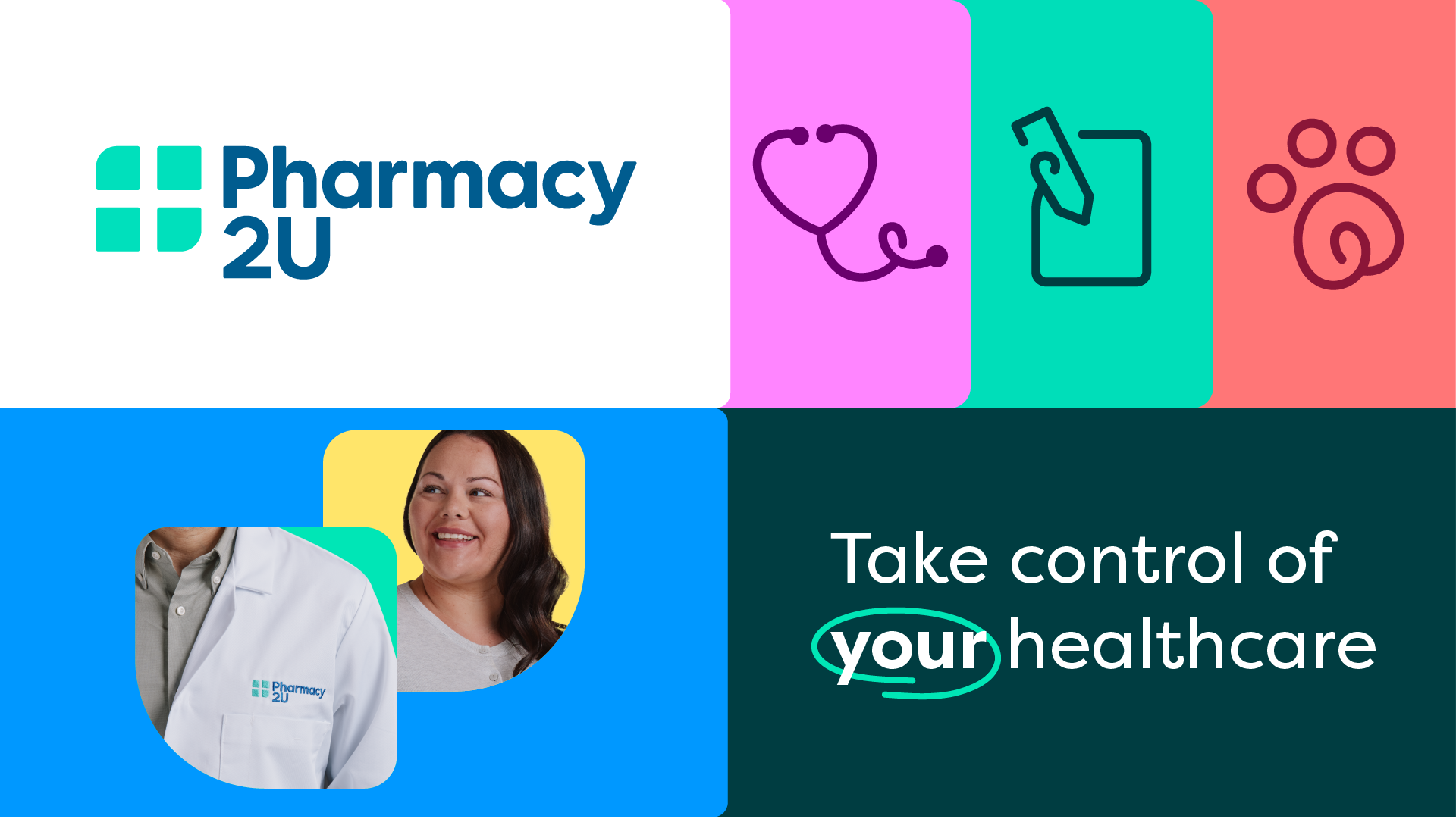 Pharmacy2U and BrandOpus collaborate to redesign the online pharmacy’s brand identity Case Study